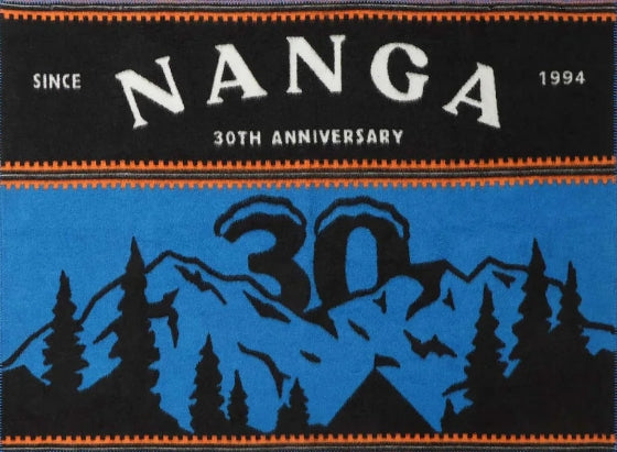 NANGA NANGA 30TH ANNIVERSARY BLANKET ブルー 30th ANNIVERSARY ブランケット – Living Plaza Store