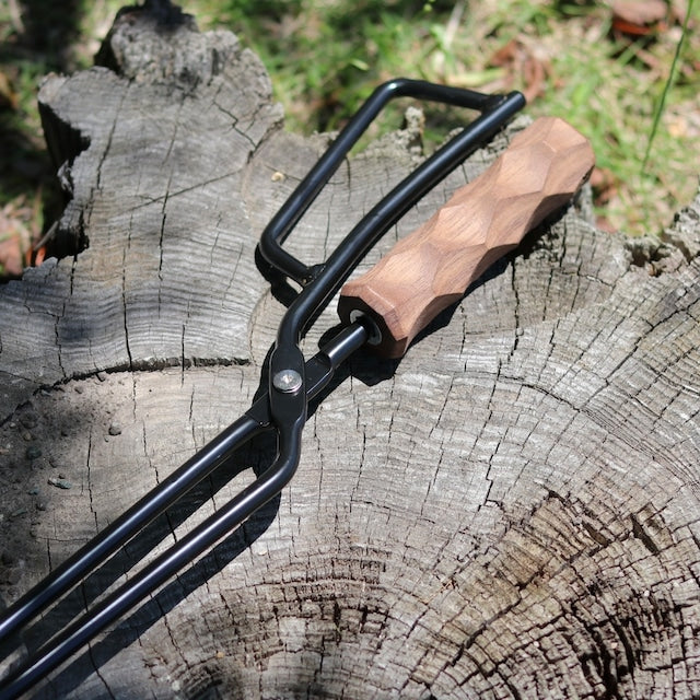 ウォールナット 薪ばさみ