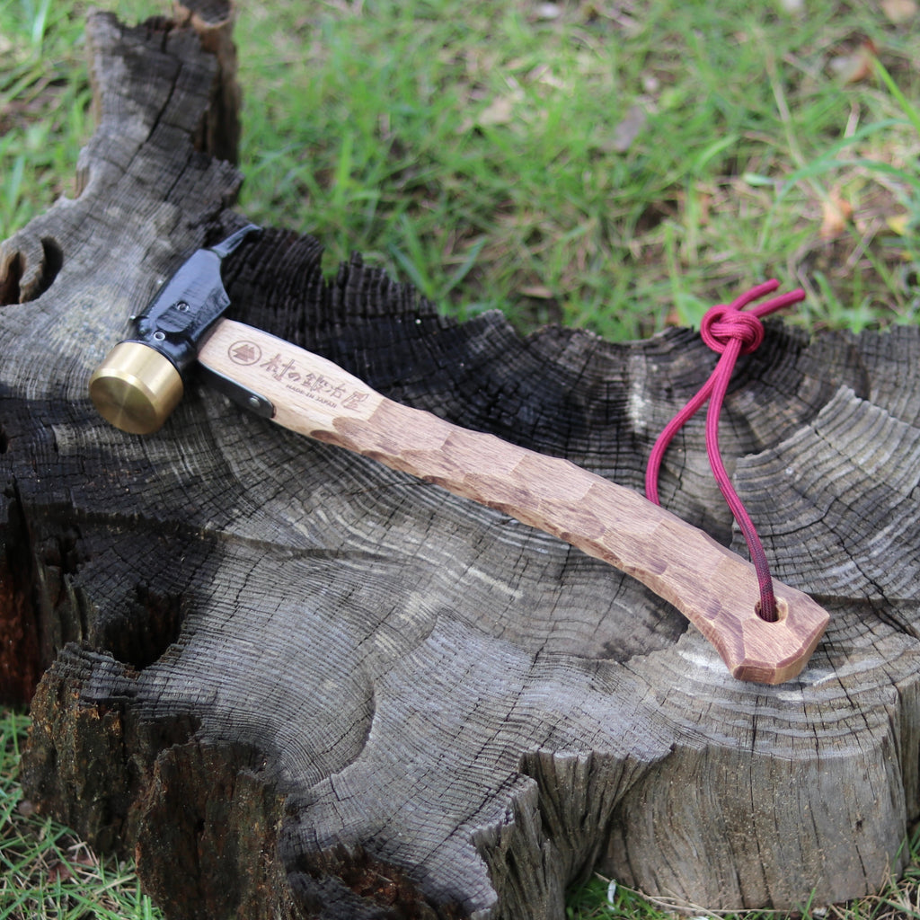 村の鍛冶屋 真鍮 ペグハンマー 名栗加工