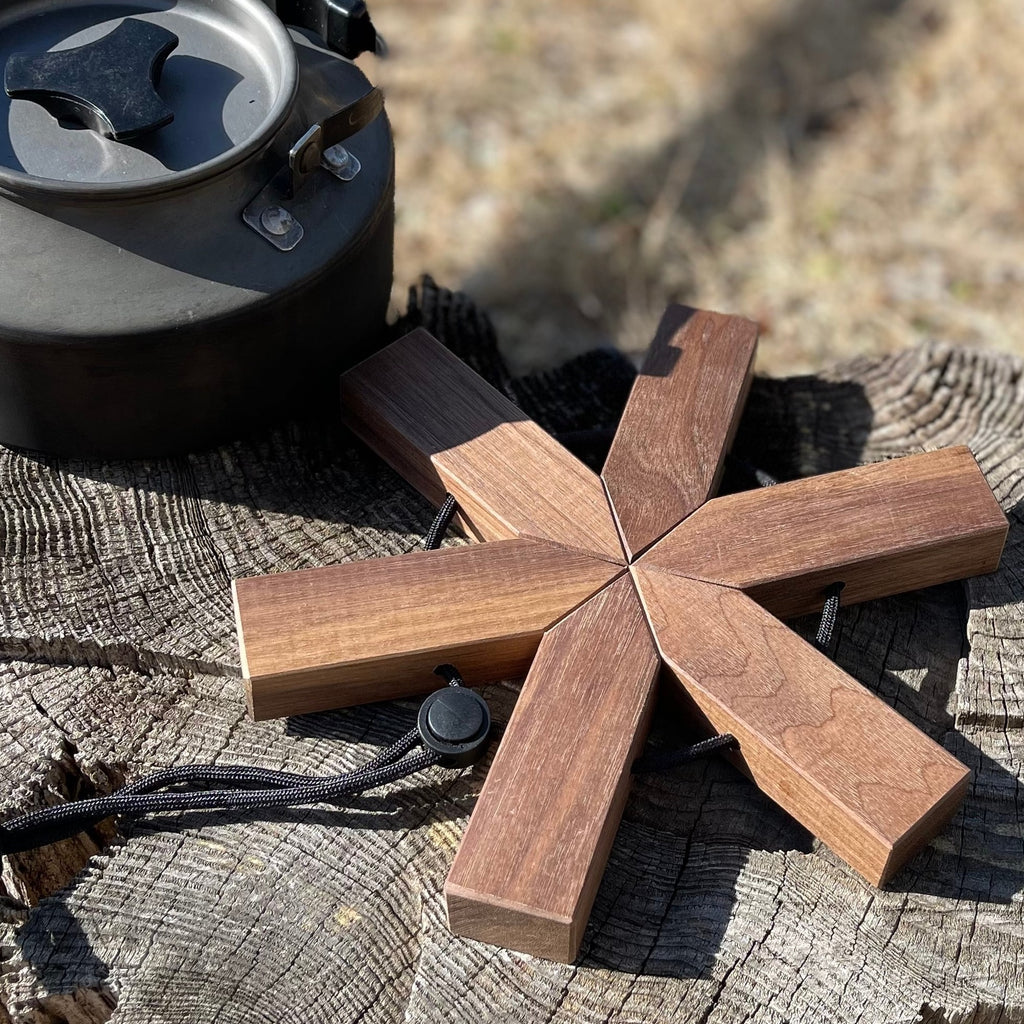 ミニコースター ウォールナット 鍋敷き