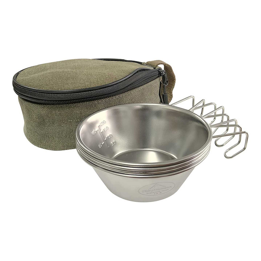 ステンレス シェラカップ310ml 4点セット