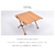 FOLDING WOOD TABLE SMALL