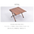 FOLDING WOOD TABLE SMALL