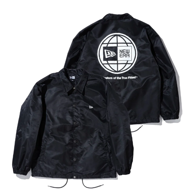 コーチジャケット Coach Jacket World Logo ブラック – Living Plaza Store