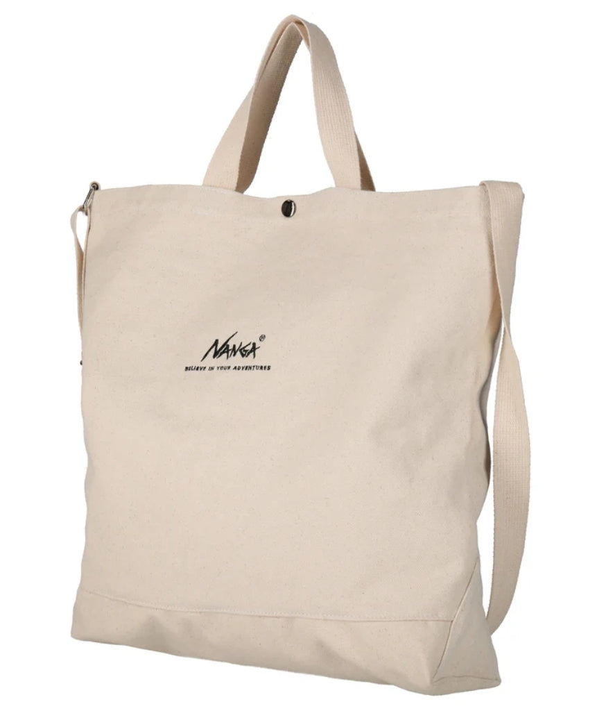 NANGA LOGO 2WAY CANVAS TOTE BAG