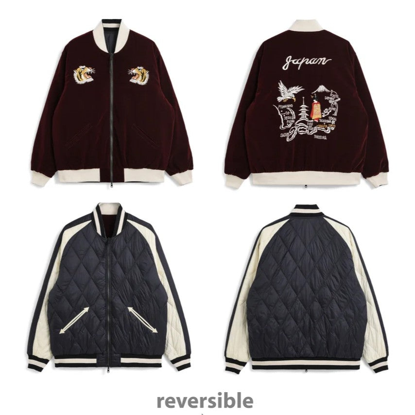 しまさか2023 リバーシブルスカジャン しまさか2023 リバーシブルスカジャン - メルカリ