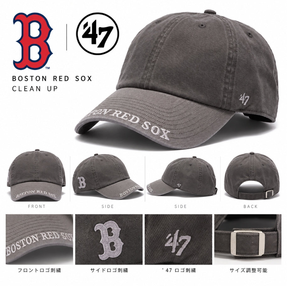 47A CLP-MLB-BOSRED-YUKHAY-GRA/DK GRY