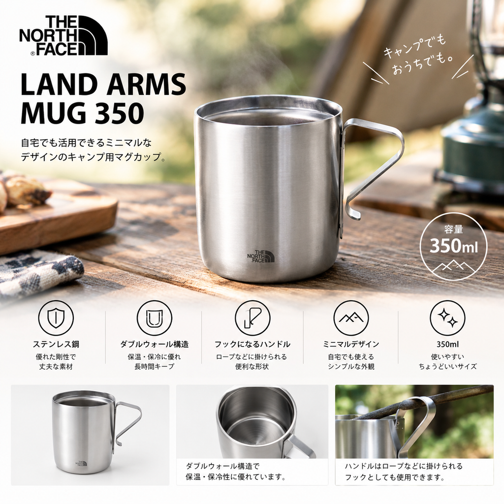 LAND ARMS MUG 350