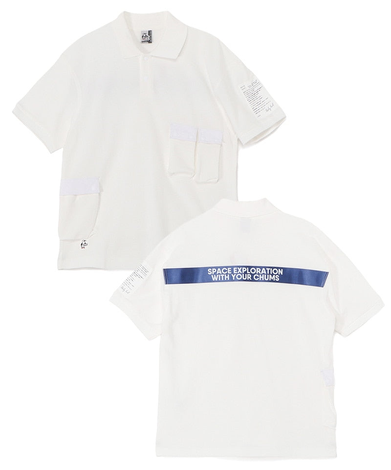 Space Polo Shirt -White