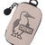 Recycle Oval Key Zip Case