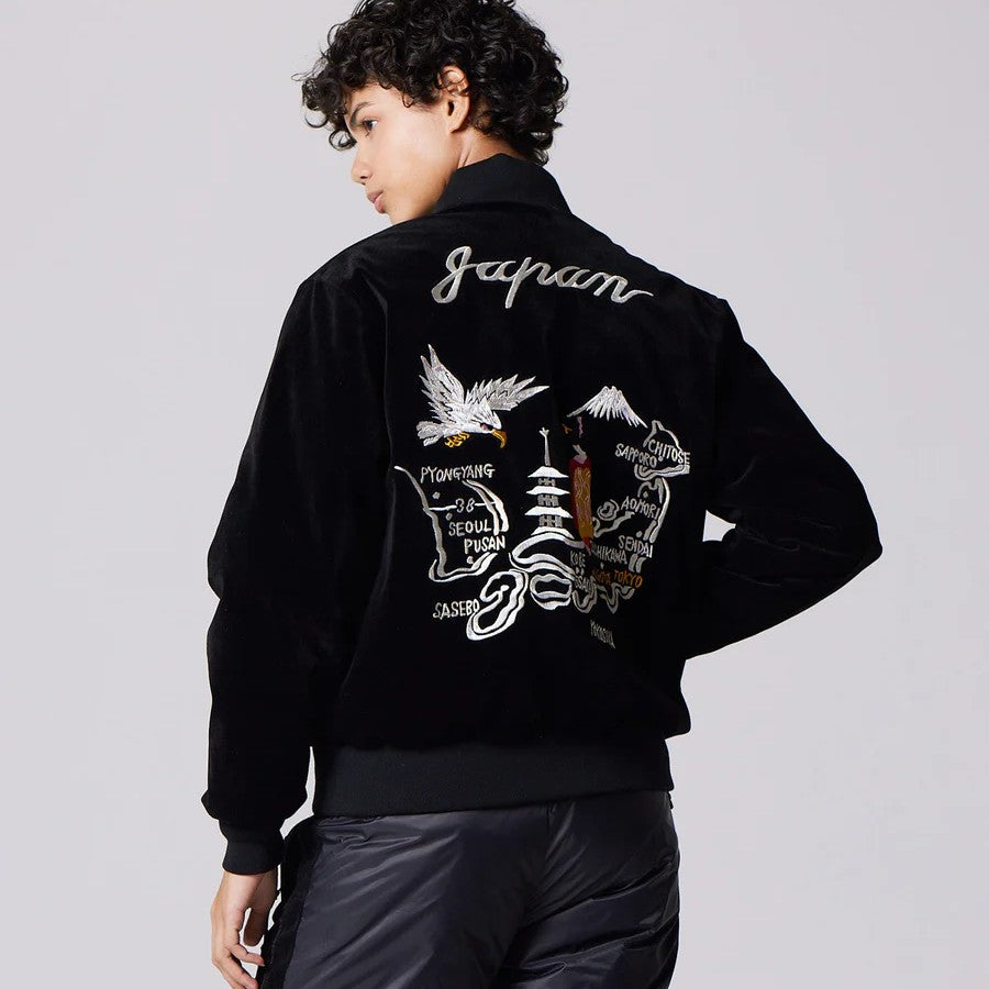 ジャパンスペシャル リバーシブル スカジャン ダウンジャケット