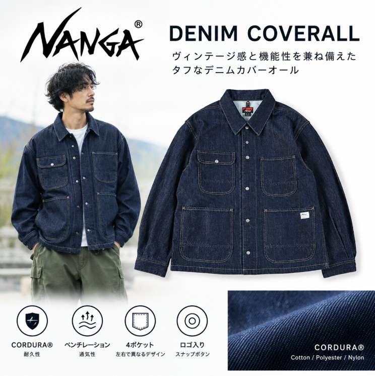 デニム カバーオール DENIM COVERALL – Living Plaza Store デニム カバーオール DENIM COVERALL – Living Plaza Store