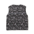 JACQUARD SHERPA NO COLLAR VEST