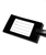 Rubber Luggage Tag - Black