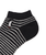 3P Booby Border Ankle Socks・White/Black　3Pブービーボーダーアンクルソックス（ソックス/靴下）