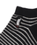 3P Booby Border Ankle Socks・White/Black　3Pブービーボーダーアンクルソックス（ソックス/靴下）