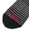 3P Booby Border Ankle Socks・White/Black　3Pブービーボーダーアンクルソックス（ソックス/靴下）