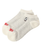 3P Booby Border Ankle Socks・White/Black　3Pブービーボーダーアンクルソックス（ソックス/靴下）