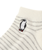 3P Booby Border Ankle Socks・White/Black　3Pブービーボーダーアンクルソックス（ソックス/靴下）