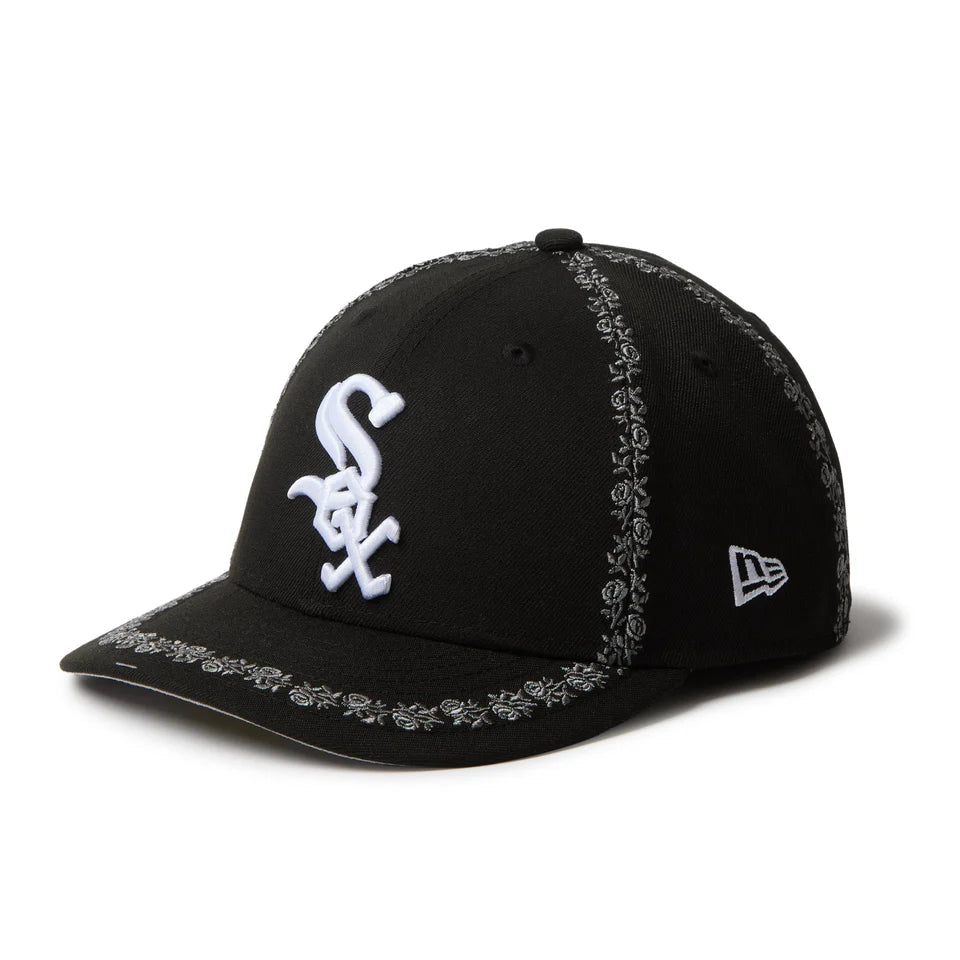 LP 59FIFTY MLB Rose Embroidery シカゴ・ホワイトソックス ブラック