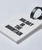 Rubber Luggage Tag - White