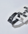 Rubber Luggage Tag - White