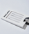 Rubber Luggage Tag - White