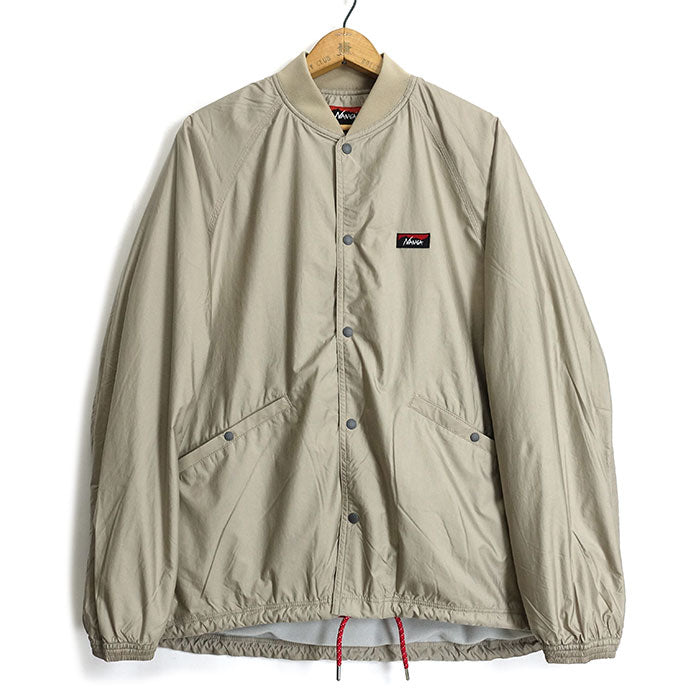 リブカラーコーチジャケット