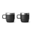 6oz STACKABLE MUGS 2pk-BLACK