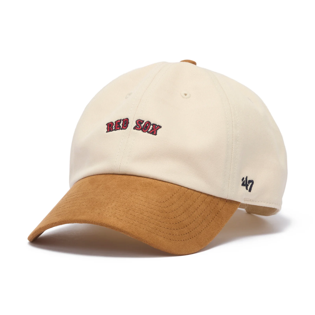 47A-CLP-B-MNISD02CNS-NT　'47 クリーンナップ ボストン・レッドソックス BASE RUNNER | MINI SCRIPT SUEDE ナチュラル