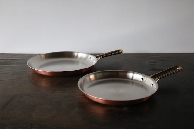 COPPER WARE 銅製オーバル浅型フライパン