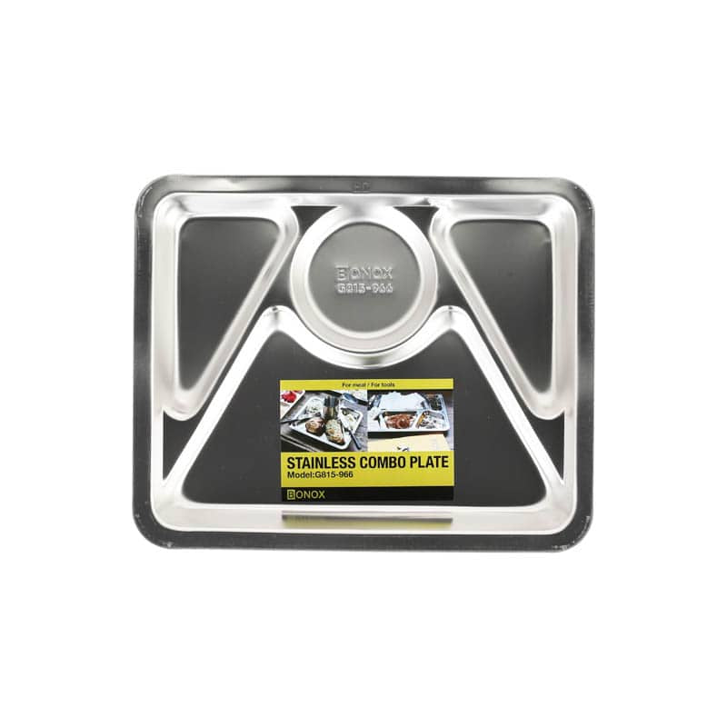 STAINLESS COMBO PLATE